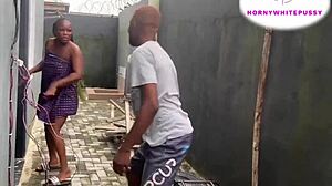 homemade ebony babe with big ass tits rides spanks and creams on friend's monster black cock