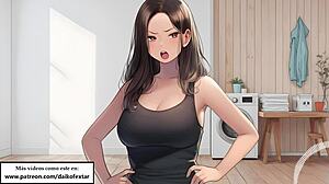 jerk off loser janitor caught sniffing panties by spanish femdom slave?!