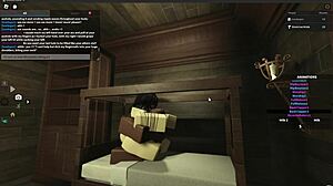 Fucking Whore Hard with Monster Black Cock in Roblox Studio