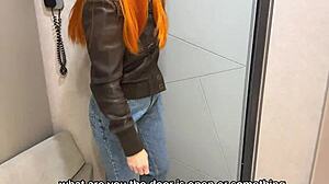 real christmas cheating creampie wife then friend swallows cum