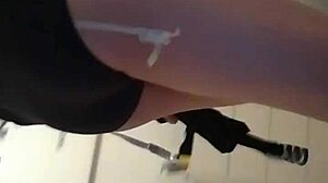 Shemale Teases Alone at Home with Solo Walk and Play