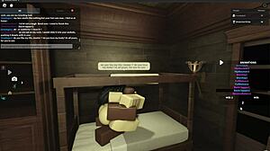 Fucking Whore Hard with Monster Black Cock in Roblox Studio