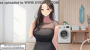 jerk off loser janitor caught sniffing panties by spanish femdom slave?!