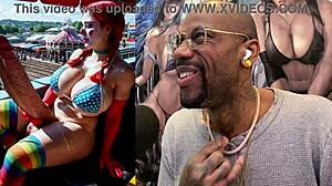 Trans Clown's Thicc Cock Deepthroats Asian Trans Girl Until Cum Explosion!