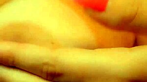 this hot brunette goddess teases her huge tits with titty fuck then plugs that extreme ass