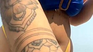 virgin boy falls for swollen pussy flashing at beach apartment