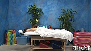 Massage turns into hardcore pounding action!