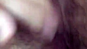 Exotic Filipina Girlfriend Teases Hairy Tight Pussy Solo at Home