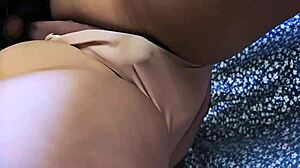 Hey, watch this bus stranger grind his cock on her wet pussy through pink panties in delhi traffic!