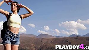 What if cute sophia’s small tits and pussy reveal turns into a wild outdoor striptease?