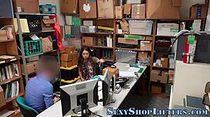 Amateur Latina Thief Caught and Jizzed Hard in HD Reality Bust