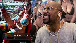 Trans Clown's Thicc Cock Deepthroats Asian Trans Girl Until Cum Explosion!