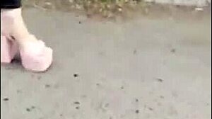 Massachusetts Tits Elza Kom Bounces Her Natural Assets in Close-Up View