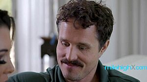 cheating latina milf housewife warms colleague's feet with pierced huge tits