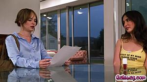 Does bratty Jane Wilde deserve sitter Lilly Bell's hard spanking and facesitting punishment?