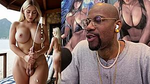 Trans Clown's Thicc Cock Deepthroats Asian Trans Girl Until Cum Explosion!