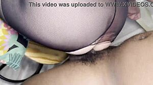 blonde stepmom sneaks into kitchen craving that massive black cock deep inside