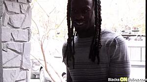 blonde wife, wanna see that black neighbor stretch your pussy with his monster cock?