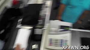 wanna watch this beauty compete in rough shop sex orgasm contest?