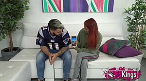 couple vibes 🔥 redhead teen piikara rides boyfriend hard 😏