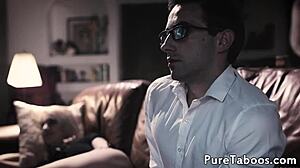 Geeky Stepbro Discovers Stepsister's Secret Guidance in Forbidden Encounter