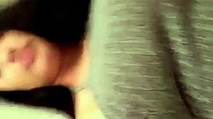 Sexy Brazilian's webcam big ass and tits tease up close