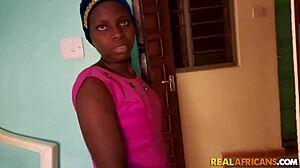 What If Black Nigerian Dinner Lady Craves That Huge Ebony Cock for Lunch?!