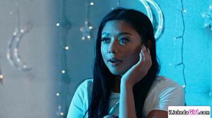 Stepmom's wet pussy tempts for secret tongue feast