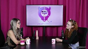 bruna carlos heats up bora cast in sheer red compilation part one