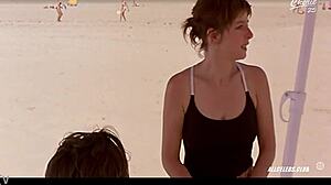 clotilde courau and charlotte rampling nude tits in sexy handjob scene