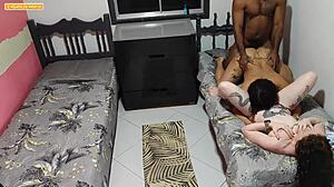 teaching her to fuck my husband right in front of me anal creampie orgy!