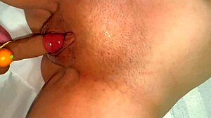 Fuck yeah! Halloween virgins fuck shaved pussies deep with huge dildos close up!