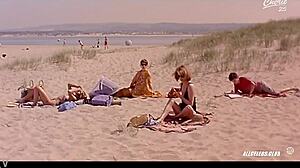 clotilde courau and charlotte rampling nude tits in sexy handjob scene