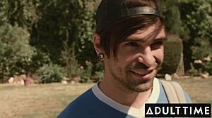 imagine vicky chase's juicy ass licked by biker before she rides hard