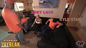 the move out turns into bareback double penetration orgy with monster cocks