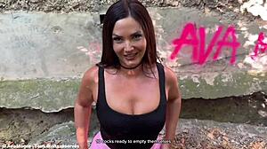 damn i suck off 10 strangers wildly in ruins end up cum drenched everywhere