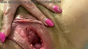 whoa! pee farts blast from sexy hairy pussy gape in 4k closeup