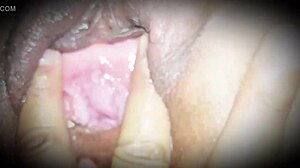 she squirts hard while he licks her indian pussy to orgasm