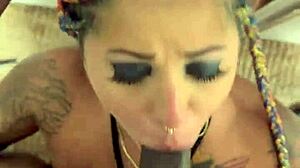 bbc destroys miami latina's big ass on balcony cumshot