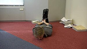 Curious about teen Violet Haze bound as real estate agent choking on deepthroat gag?