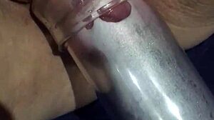 he suctions her swollen pussy lips and clit till she squirms