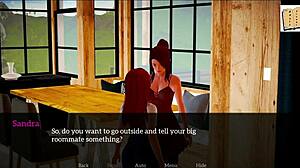 Amateur brunette milf plays erotic game with big ass and tits exposed