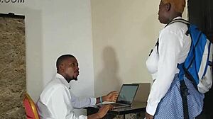 busty college teen slammed by corrupt maths teacher