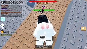 me and this busty futanari egirl go at it hard in roblox