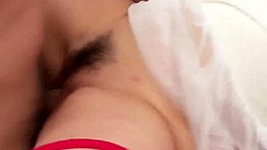 Arisa Ando's Hairy Pussy Craves 3some Creampie Hookup!