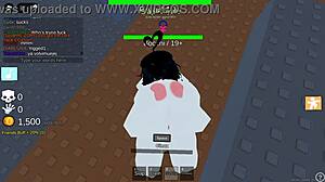 me and this busty futanari egirl go at it hard in roblox