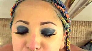 bbc destroys miami latina's big ass on balcony cumshot