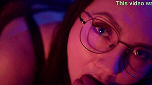 Lustful guy pisses on milf's tits before rough ass pounding