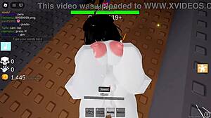 me and this busty futanari egirl go at it hard in roblox