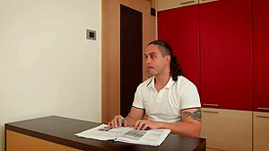 hot teacher bangs top student right on desk